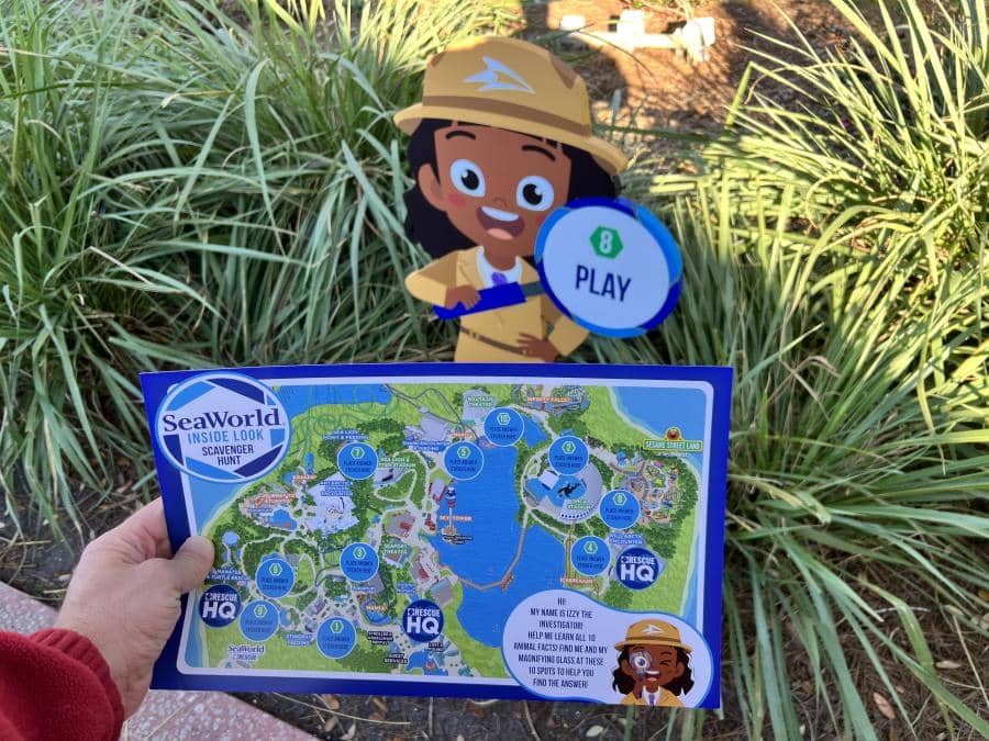 Inside Look SeaWorld map